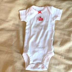 Carter’s baby girl body suit and matching pants